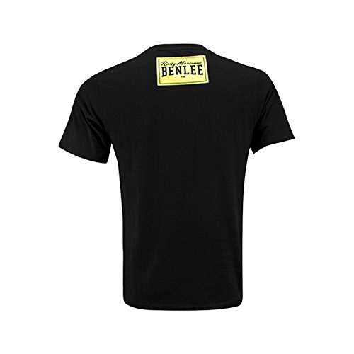 BenLee Rocky Marciano Promo Shortsleeve Logo Camisa, Hombre, Negro, L