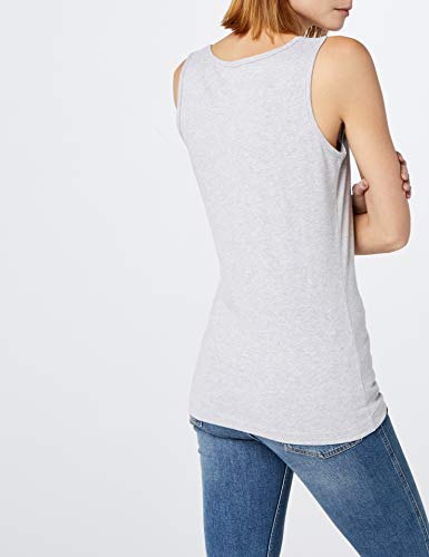 Berydale Camiseta sin mangas de mujer, pack de 3, Gr. Small, Grau (Grau Melange)