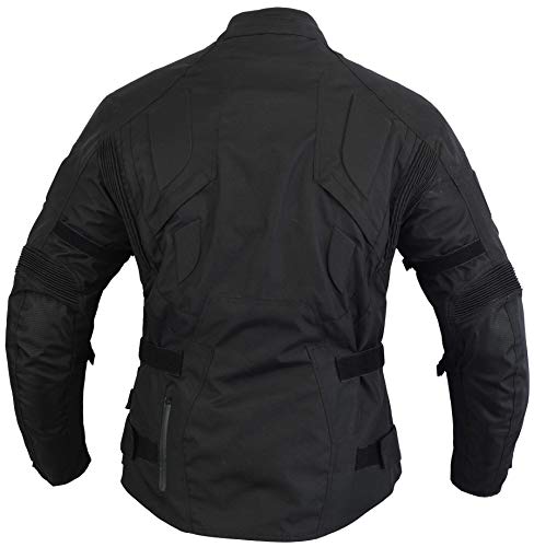 Bikers Gear Australia Infinity - Chaqueta de moto, Negro, XL (52 EU)