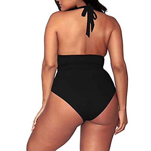 Bikini Brasileña Talla Grande para Mujer,Verano Bragas Sexy Colores Ropa de Playa,Bañador Estampado Braguita Tanga Brasileño Push Up con Cintura Alta