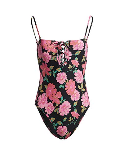 BILLABONG™ Sweet Song 1 Pc - Bañador Floreado de una Pieza - Mujer - S - Negro