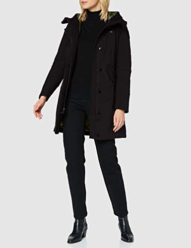 Blauer IMPERMEABILE/Trench LUNGHI IMBOT.Piuma Anorak, 999 Nero, M para Mujer