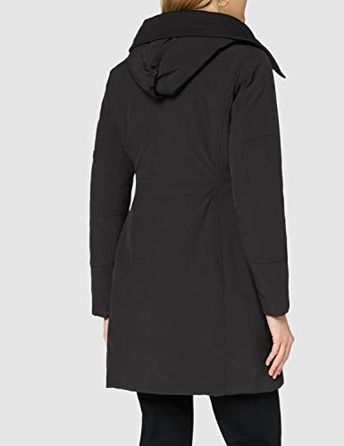 Blauer IMPERMEABILE/Trench LUNGHI IMBOT.Piuma Anorak, 999 Nero, M para Mujer