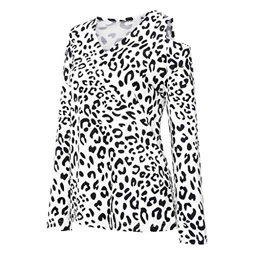 Blusa y Camisa Mujer Manga Larga Hombro sin Tirantes Imprimiendo Arriba Camisetas Mujer Manga Larga Originales Rayas Chaqueta Informal riou