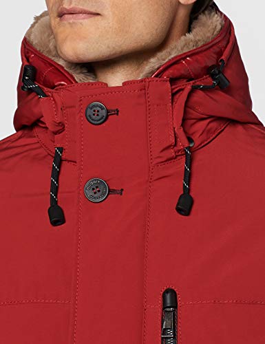 Bugatti 474313-49083 Parka, Rojo (Rot 960), XXX-Large (Talla del fabricante: 58) para Hombre