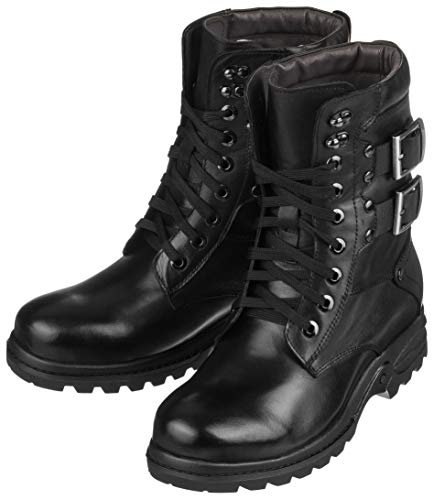 Calden - Botas de Piel para Hombre, Color Negro, Talla 45,5 EU