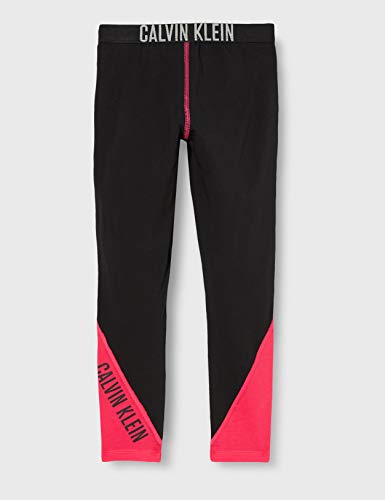 Calvin Klein Legging Pantalón de Pijama, Black, 8/10/2020 para Niñas