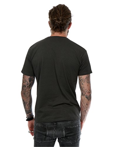 Camiseta de manga corta para hombre con logo de Batman, de DC Comics Gris gris claro XX-Large