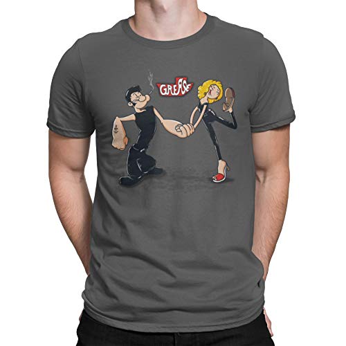 Camisetas La Colmena 692-Camiseta Popeye y Olivia - Grease (2MZ)