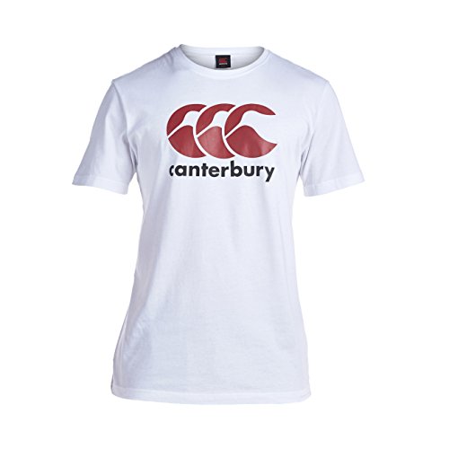 Canterbury CCC Logo Camiseta, Hombre, Blanco (White/Red/Black), 3XL