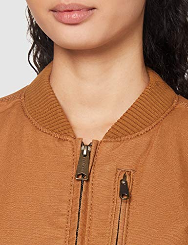 Carhartt Crawford Bomber Jacket Chaquetas, Brown, L Regular para Mujer