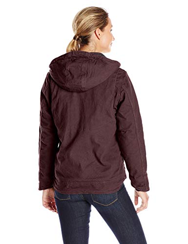 Carhartt Full Swing Caldwell Chaquetas, Deep Wine/Shadow, L Regular para Mujer