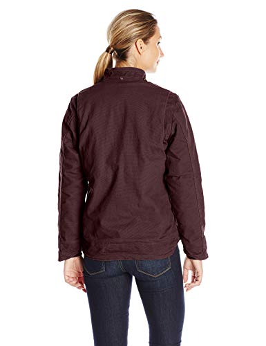 Carhartt Full Swing Caldwell Chaquetas, Deep Wine/Shadow, L Regular para Mujer