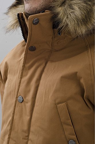 Carhartt Trapper Parka Chaqueta Deportiva, Marrón (Hamilton Brown/Black HZ), Small para Hombre