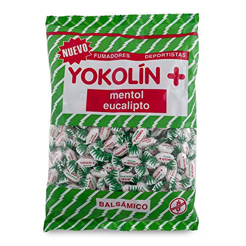 Cerdán Caramelos Yokolín Plus duro dos Lazos sabor Mentol-Eucalipto 300 Unidades 1 kg