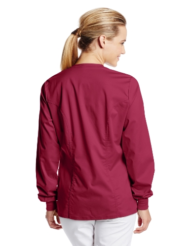 Cherokee Chaqueta de abrigo para mujer Luxe con cierre a presión - rojo - 2X-Large