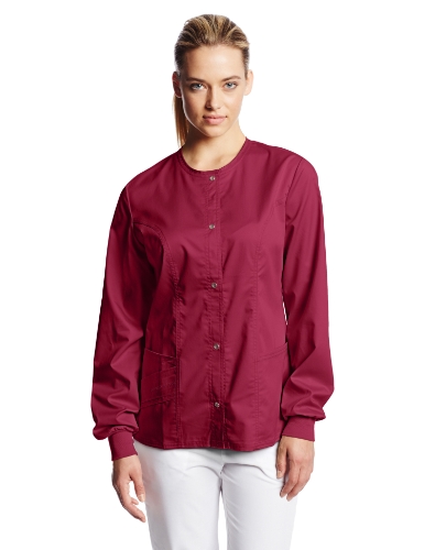 Cherokee Chaqueta de abrigo para mujer Luxe con cierre a presión - rojo - 2X-Large