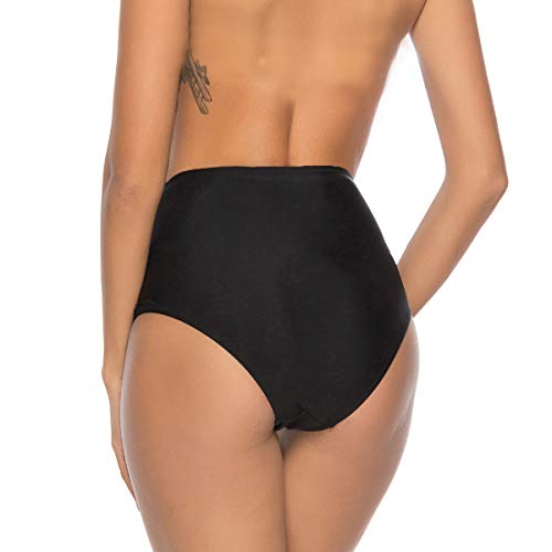 cjixnji Bikini Parte Inferior De la Mujer Sexy Bikini Braguitas de Bikini de Talle Alto Sexy para Mujer Shorts de baño Tanga Bañador Beachwear Swimsuit Swimwear (L)