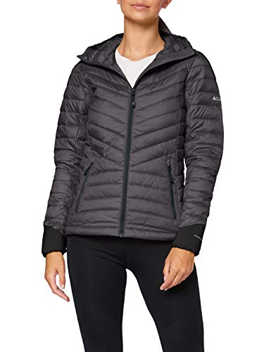 Columbia Windgates Chaqueta De Plumón con Capucha, Mujer, Negro (Shark Heather), S