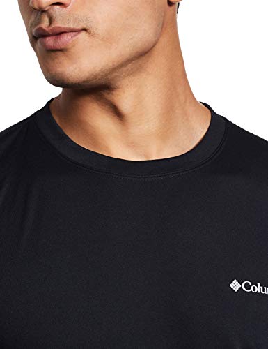 Columbia Zero Rules Short Sleeve Shirt Camiseta de manga corta, Hombre, Negro (Black), M