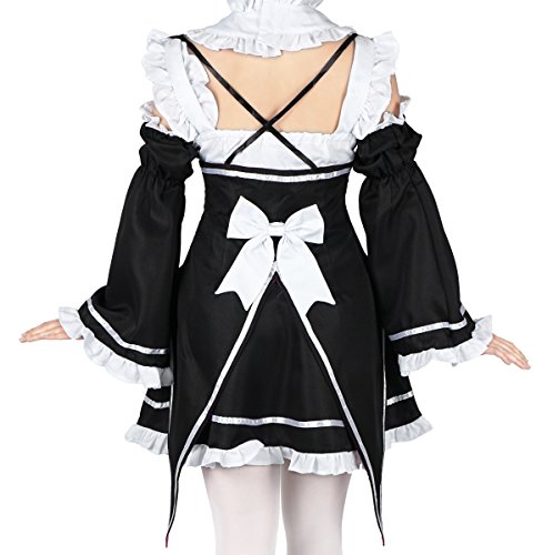 CoolChange Vestido de Camarera de Ram & Rem de Re: Zara Kara Hajimeru Isekai Seikatsu , Talla: L