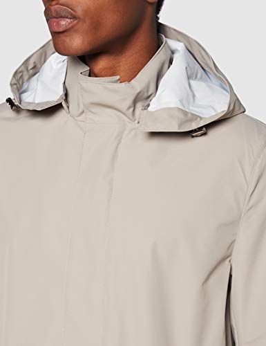 Cortefiel All Weather Abrigo Impermeable, Beige (Beige/Camel 52), S (Tamaño del Fabricante: S) para Hombre