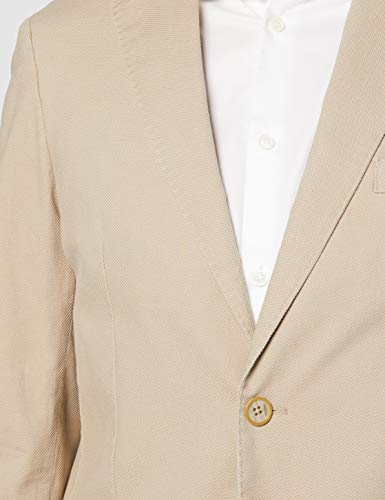 Cortefiel Am. Estructura Lava Chaqueta, Beige (Beige/Camel 52), S (Tamaño del Fabricante: 48) para Hombre