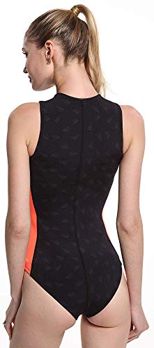 Cressi Termico Traje de Baño Mujer 2mm, Negro/Naranja, M/3