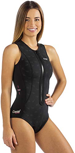 Cressi Termico - Traje de baño para mujer, color negro / rosa, XL