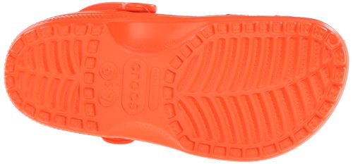 Crocs Classic, Zuecos Unisex Adulto, Naranja (Tangerine), 42/43 EU