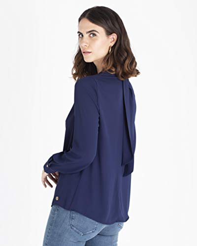 Cuplé Blusa Lazada Espalda Marino Talla: XXL