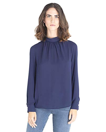 Cuplé Blusa Lazada Espalda Marino Talla: XXL