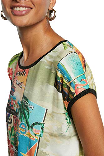 Desigual TS_Colombia Camiseta, marrón, XL para Mujer