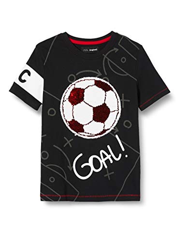 Desigual TS_Manolo Camiseta, Negro (Negro 2000), 164 cm para Niños