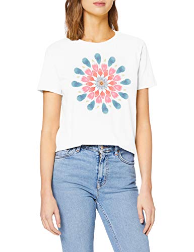 Desigual TS_Milan Camiseta, Blanco (Blanco 1000), Small para Mujer