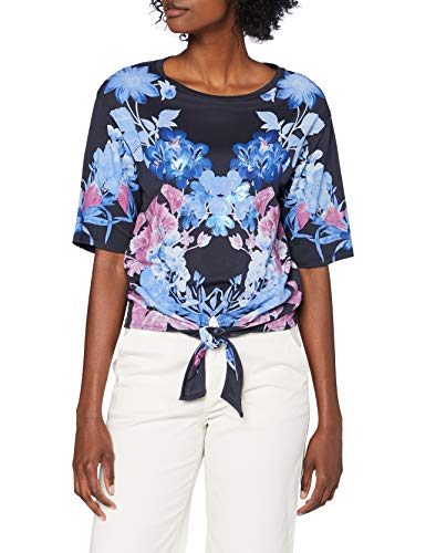 Desigual TS_Mirror Camiseta, Azul, XS para Mujer