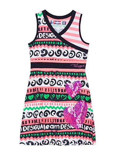 Desigual VEST_ALBANY - vestido Niños, Azul, 4 años