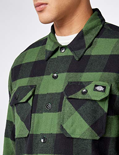 Dickies Streetwear Male Shirt Sacramento - Camiseta / Camisa deportivas para hombre, verde (Pine Green), X-Small (Talla del fabricante: X-Small)