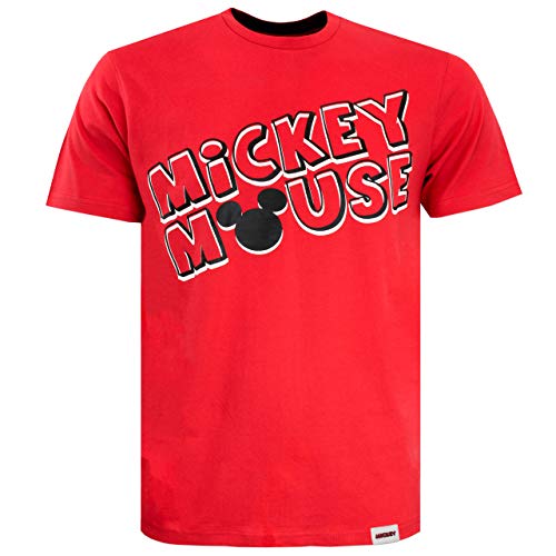 Disney Pijama para Hombre Mickey Mouse Rojo Talla XX-Large