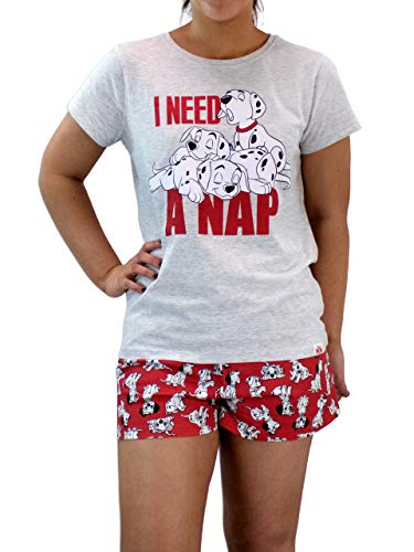 Disney Pijamas para Mujer 101 Dalmatians Gris Medium