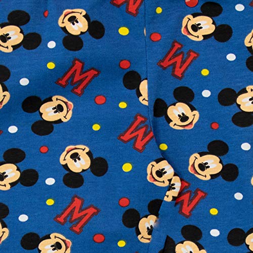 Disney Pijamas para niños Mickey Mouse Donald Duck y Pluto Multicolor 7-8 Años