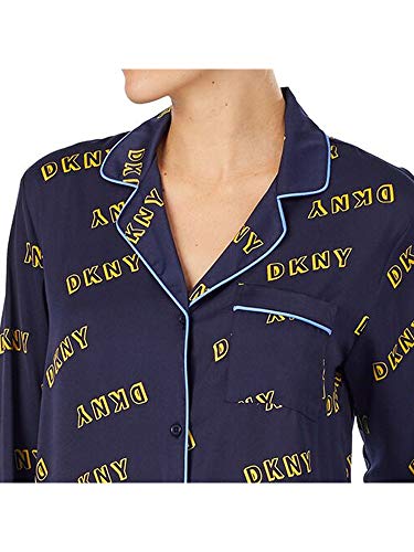 DKNY Conjunto de pijama con logo I Am Navy