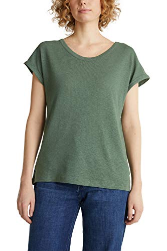 Esprit 030EE1K402 Camiseta, 350/verde Caqui, XS para Mujer