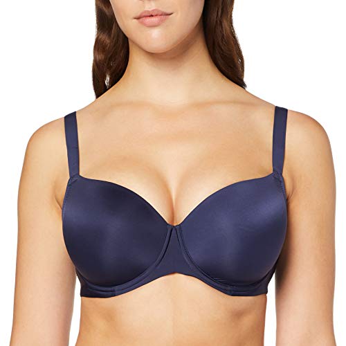 Esprit Broome BC Padded Bra Sujetador, Azul (Navy 400), 90G (Talla del Fabricante: 75 G) para Mujer