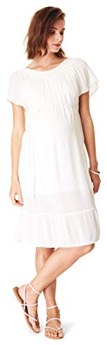 Esprit Maternity Dress wvn SS Vestido, Blanco (Blanco 100), 40 para Mujer