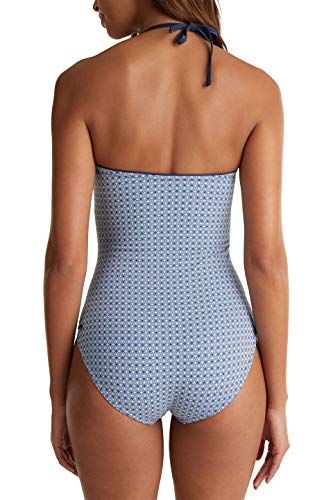 Esprit Miller Beach Padded Bandeau Swimsuit Traje de baño de una Sola Pieza, 401, 38 para Mujer