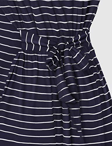 Esprit Port Beach Acc S.Dress Vestido, Azul (Navy 2 401), 42 (Talla del Fabricante: Large) para Mujer