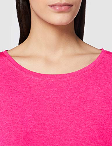 ESPRIT Sports Tshirt Short Sleeve Camisa de Yoga, 661 Rosa Fucsia 2, S para Mujer