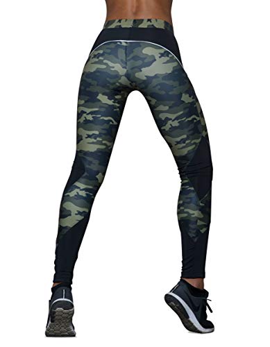 Excess Leggings Mujer Fitness Yoga Mallas Deportivo Pilates Running Gimnasio Maillot de Ciclismo Mochila Portatil de Regalos 3D Italiano push up de Fiesta Mujer Sexy Alas Camouflage M