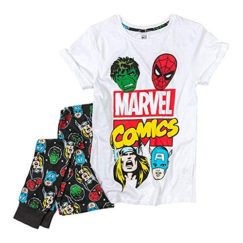 Fashion by Purdashian Pijama/pantalón corto para mujer, diseño de Disney/Marvel